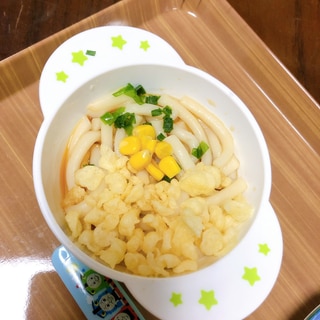 幼児食♡たぬきうどん